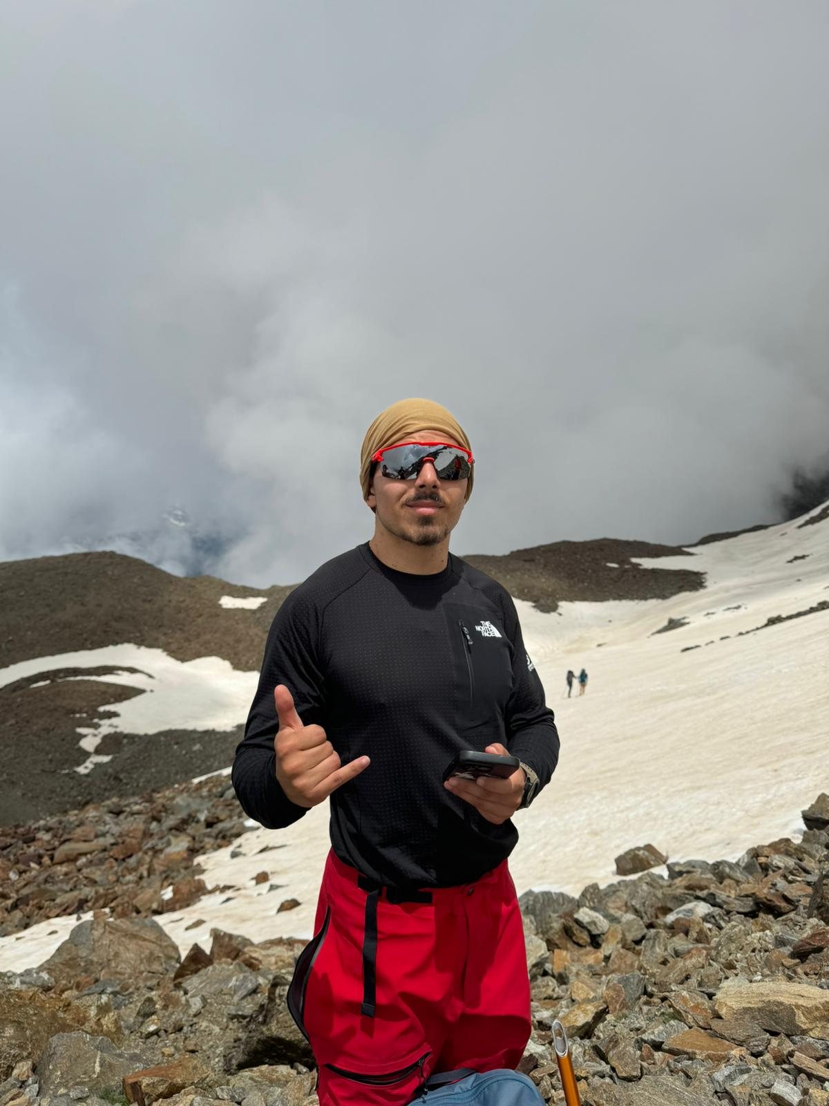 Anthony en haute montagne