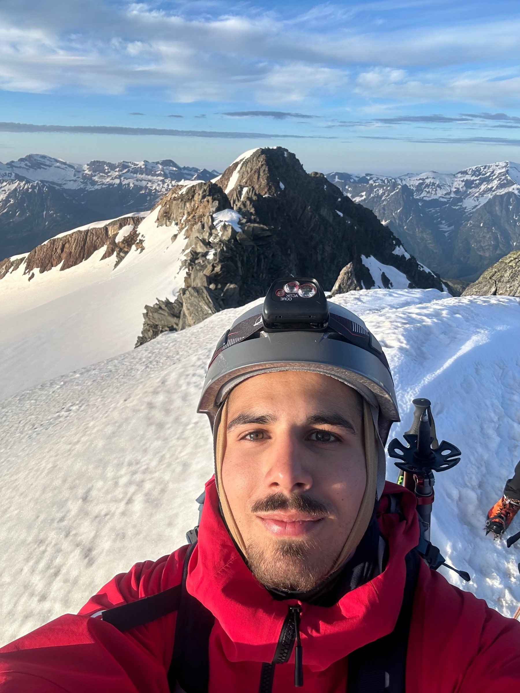 Anthony au sommet du Mont Blanc